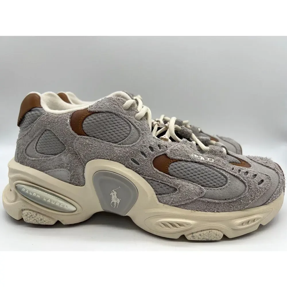 Polo Ralph Lauren Modern Trainer 100 Gray Size 10 NEW